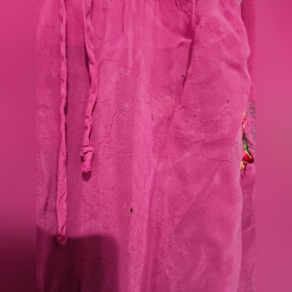 JOHNNY WAS Embroidered cupro rayon Boho Top.Project / Repurpose Piece. - Picture 15 of 16